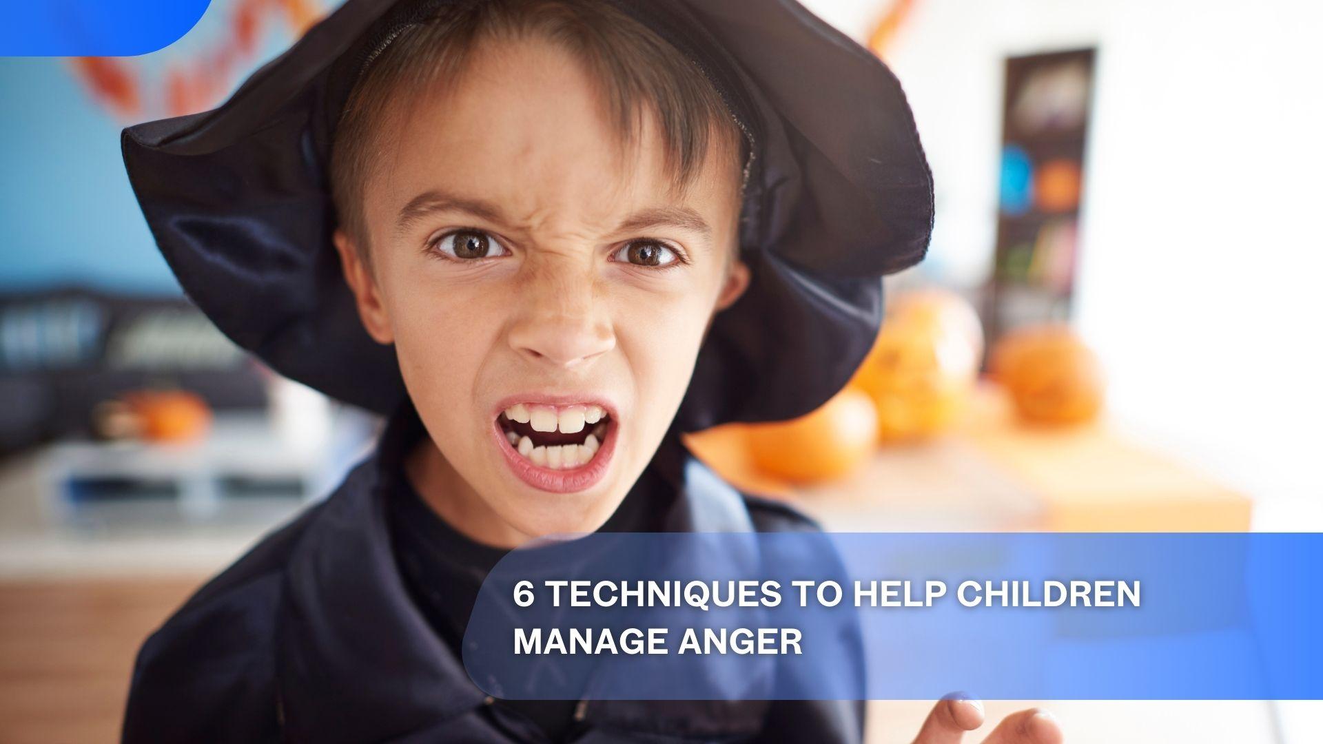 6 Techniques to Help Children Manage Anger's featured image