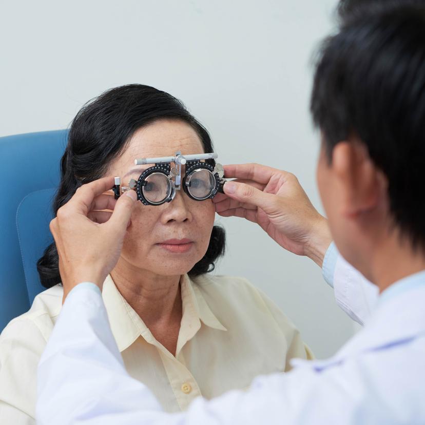 Service Eye Measurement and Glasses Assembly Image